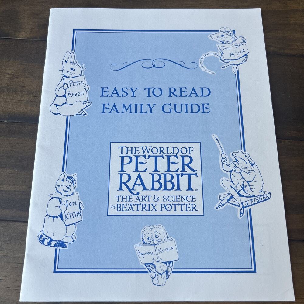 Beatrix Potter The World of Peter Rabbit Art & Science Easy To Read Family Guide